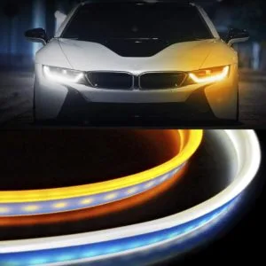 شريط ليد لفانوس السيارة 2 لون
